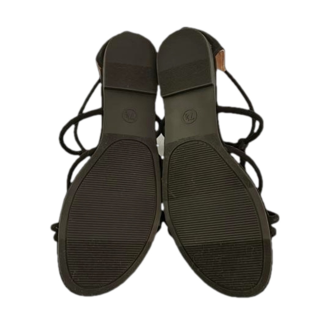 A New Day Samina Microsuede Gladiator Sandals, Size 7.5, Black - Picture 6 of 8